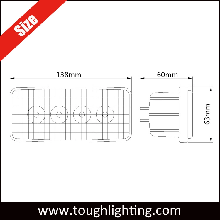 EMC Approved 12V 5.5inch 20W CREE Mini LED Work Light Bar for Trucks