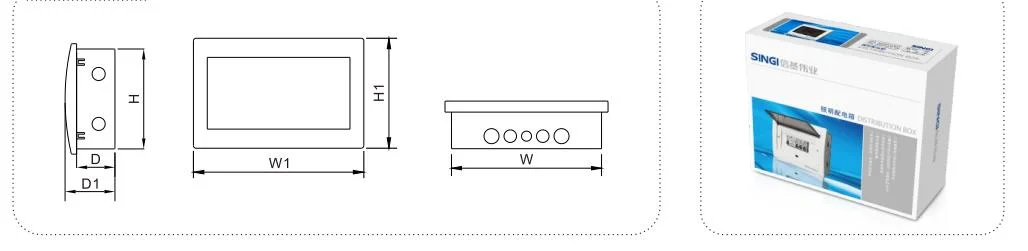 High Quality Gnb 10 Type Distribution Box with CE Approved Switch Box