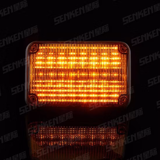 Senken R65 24W IP67 Bernstein/Weiß/Rot/Blau Oberflächenmontierte LED-Warnleuchte für Feuerwehrautos und Krankenwagen