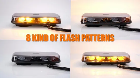 LED-Bernstein-Strobe-Mini-Lichtleiste